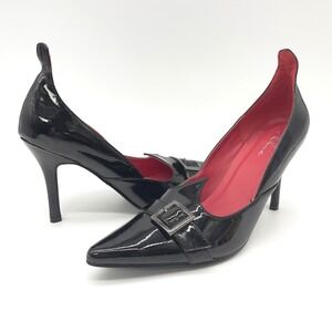 Ellie Womens Witchy Heels Size 9 Gothic Lolita Y2K Fetish Patent Sexy Costume
